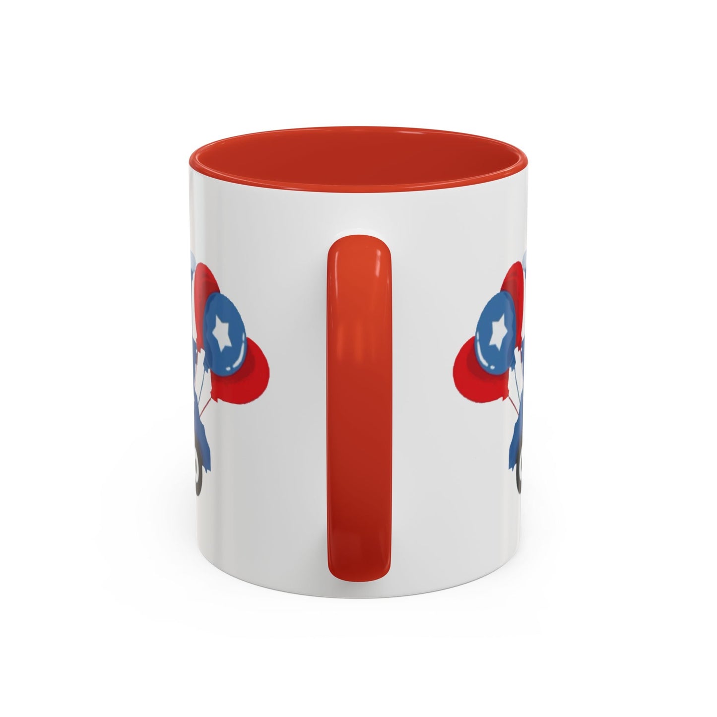 Egret Golf Cart Two Tone Coffee Mug (11oz & 15oz) - Blue Cava