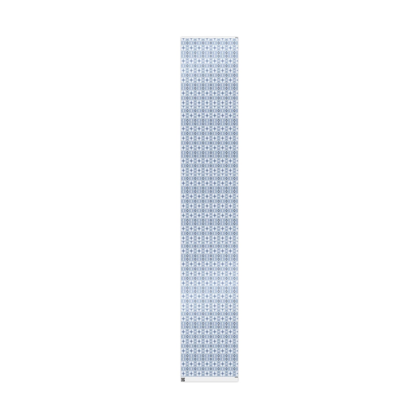 Elegant Geometric Blue Diamond Wrapping Paper - Blue Cava