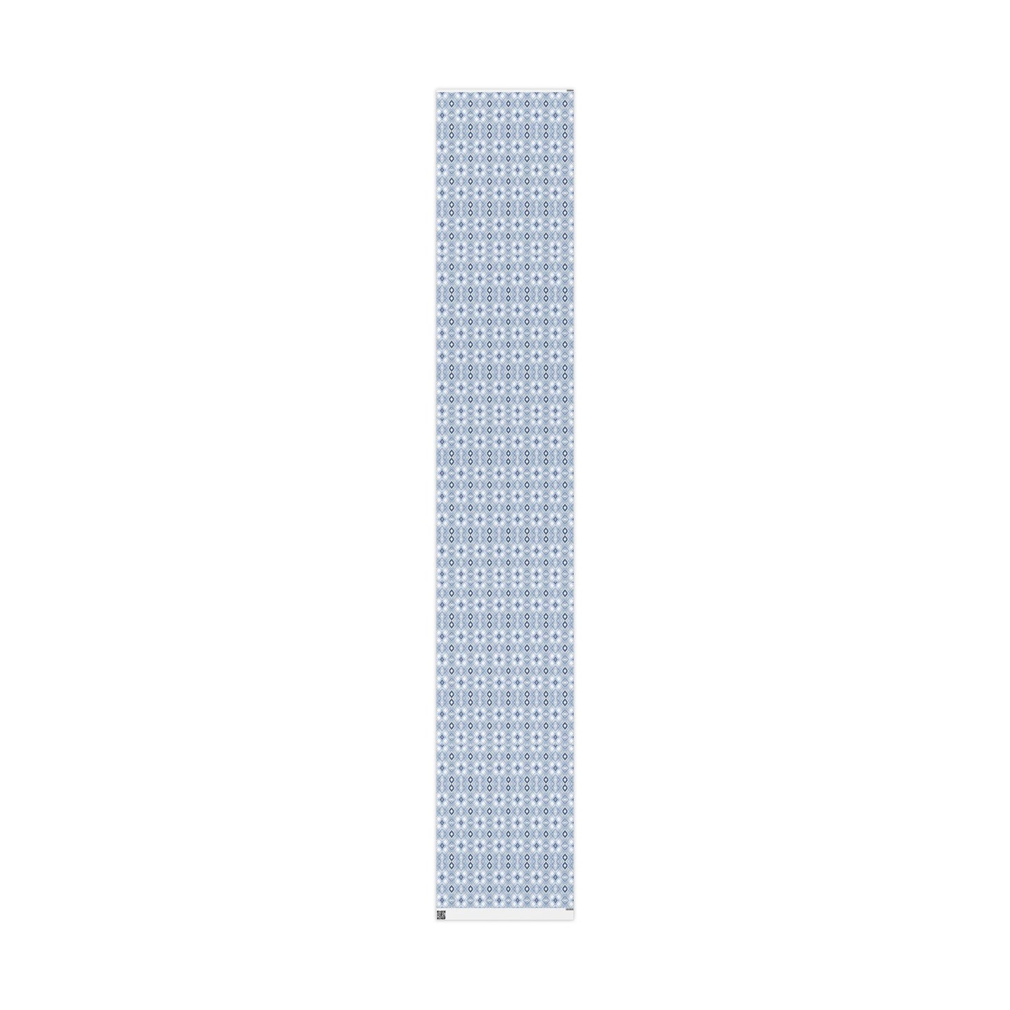 Elegant Geometric Blue Diamond Wrapping Paper - Blue Cava