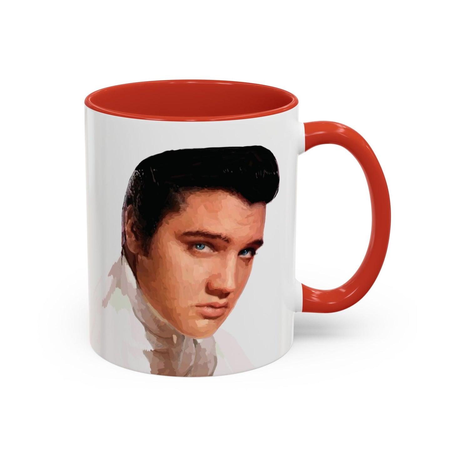 Elvis Two Tone Ceramic Mug - 11 oz & 15 oz - Blue Cava
