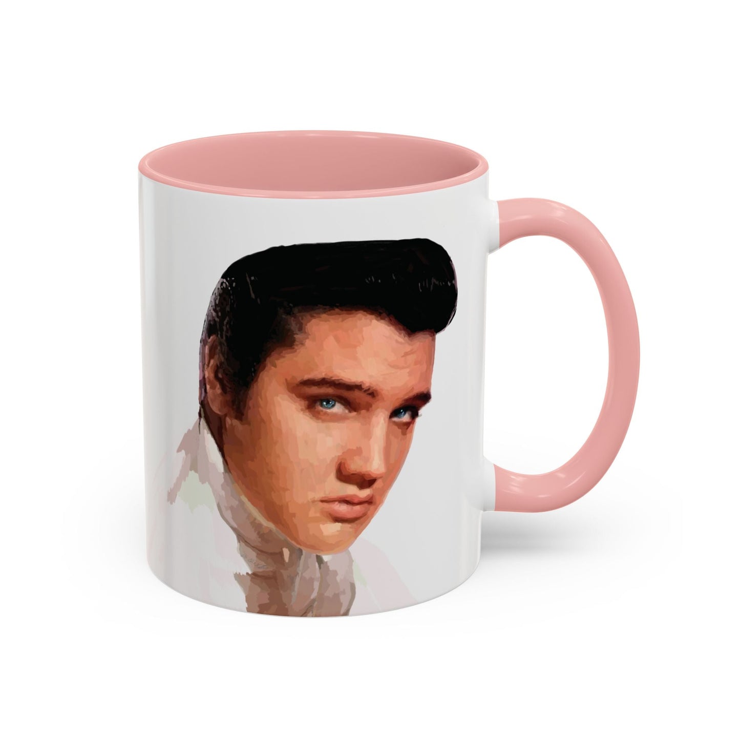 Elvis Two Tone Ceramic Mug - 11 oz & 15 oz - Blue Cava