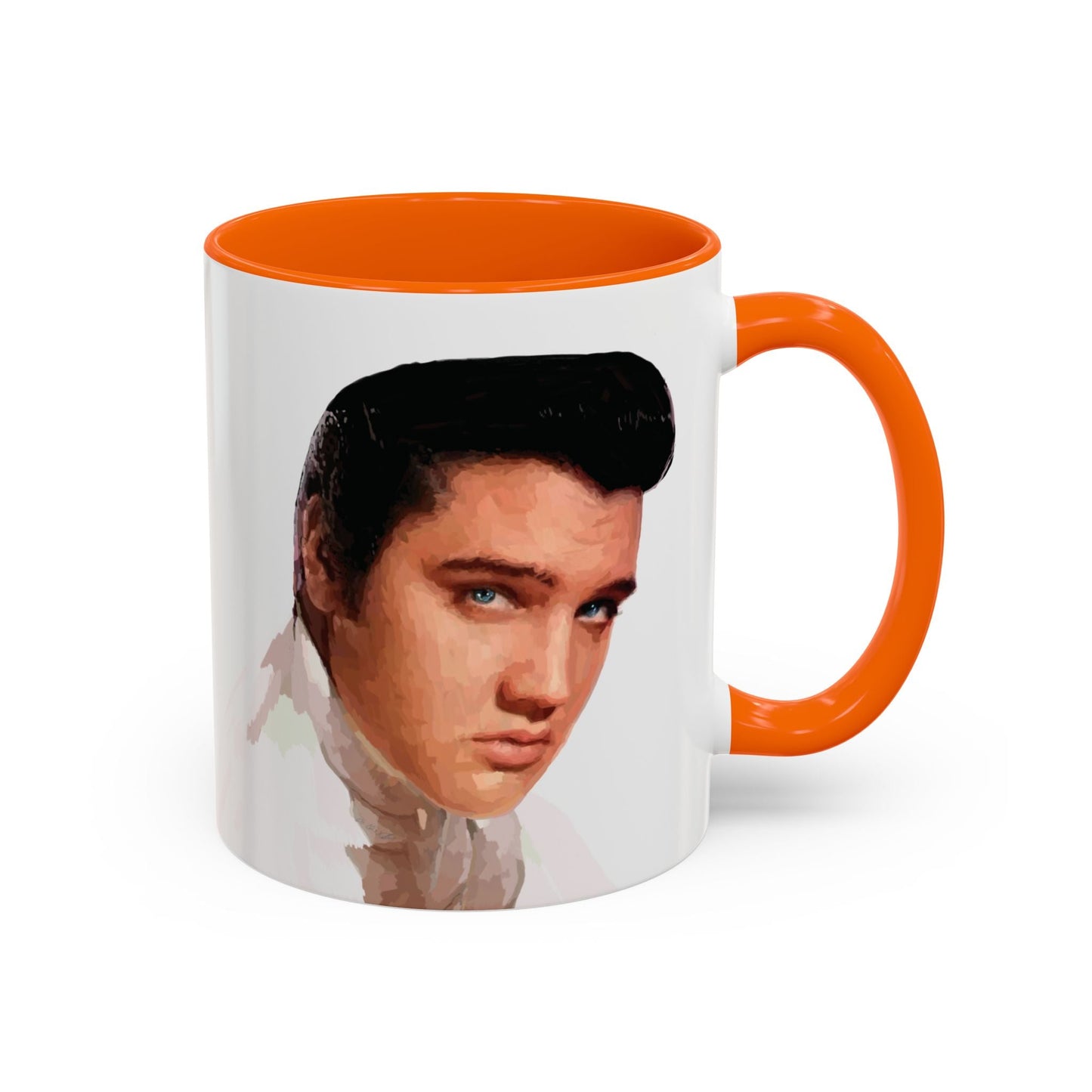 Elvis Two Tone Ceramic Mug - 11 oz & 15 oz - Blue Cava
