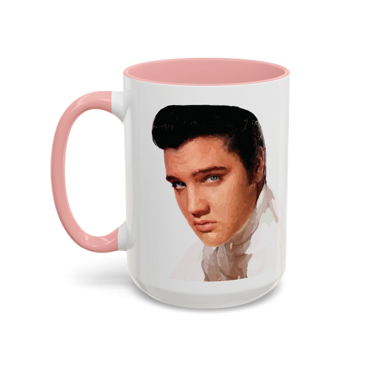 Elvis Two Tone Ceramic Mug - 11 oz & 15 oz - Blue Cava
