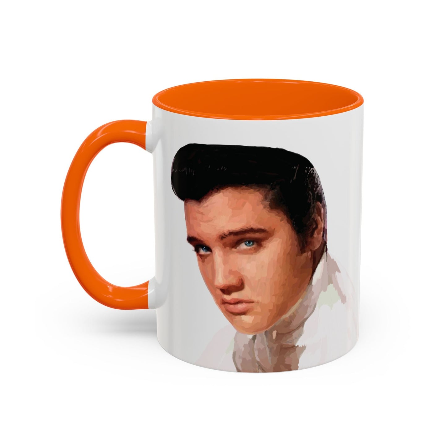 Elvis Two Tone Ceramic Mug - 11 oz & 15 oz - Blue Cava