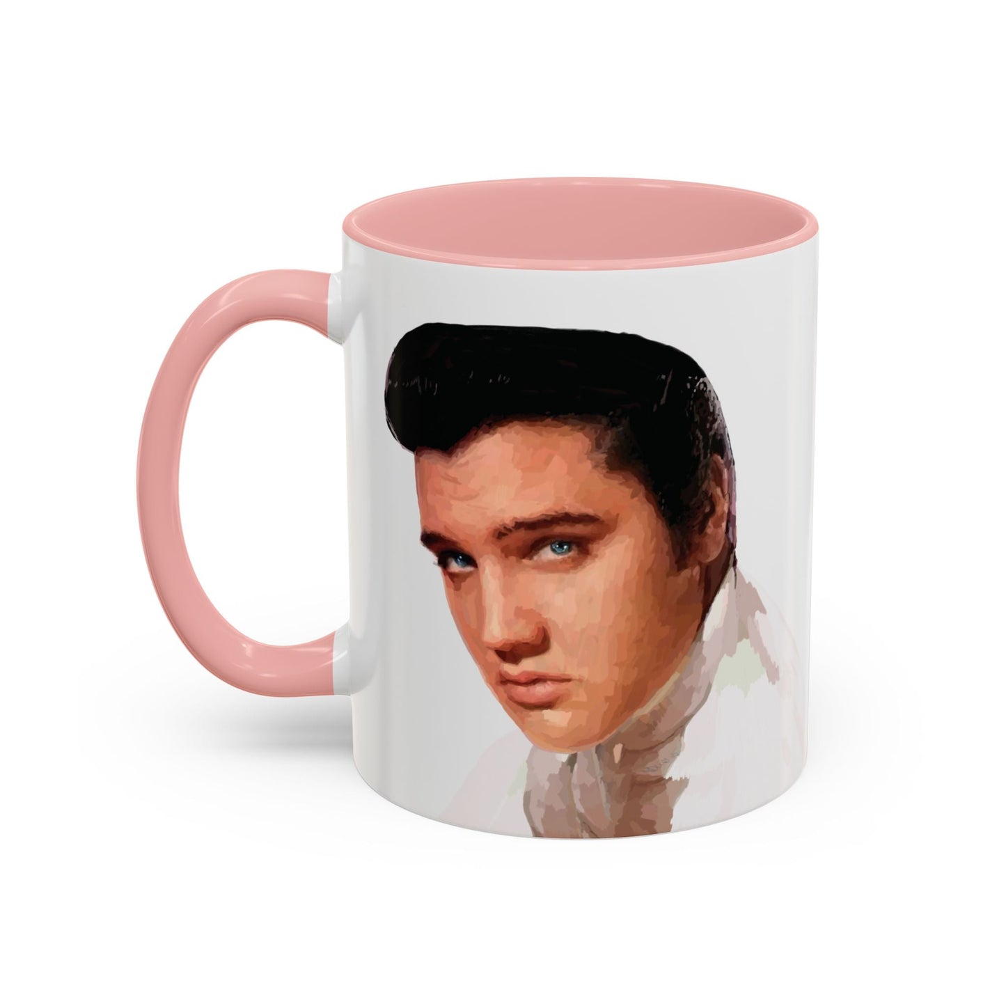 Elvis Two Tone Ceramic Mug - 11 oz & 15 oz - Blue Cava
