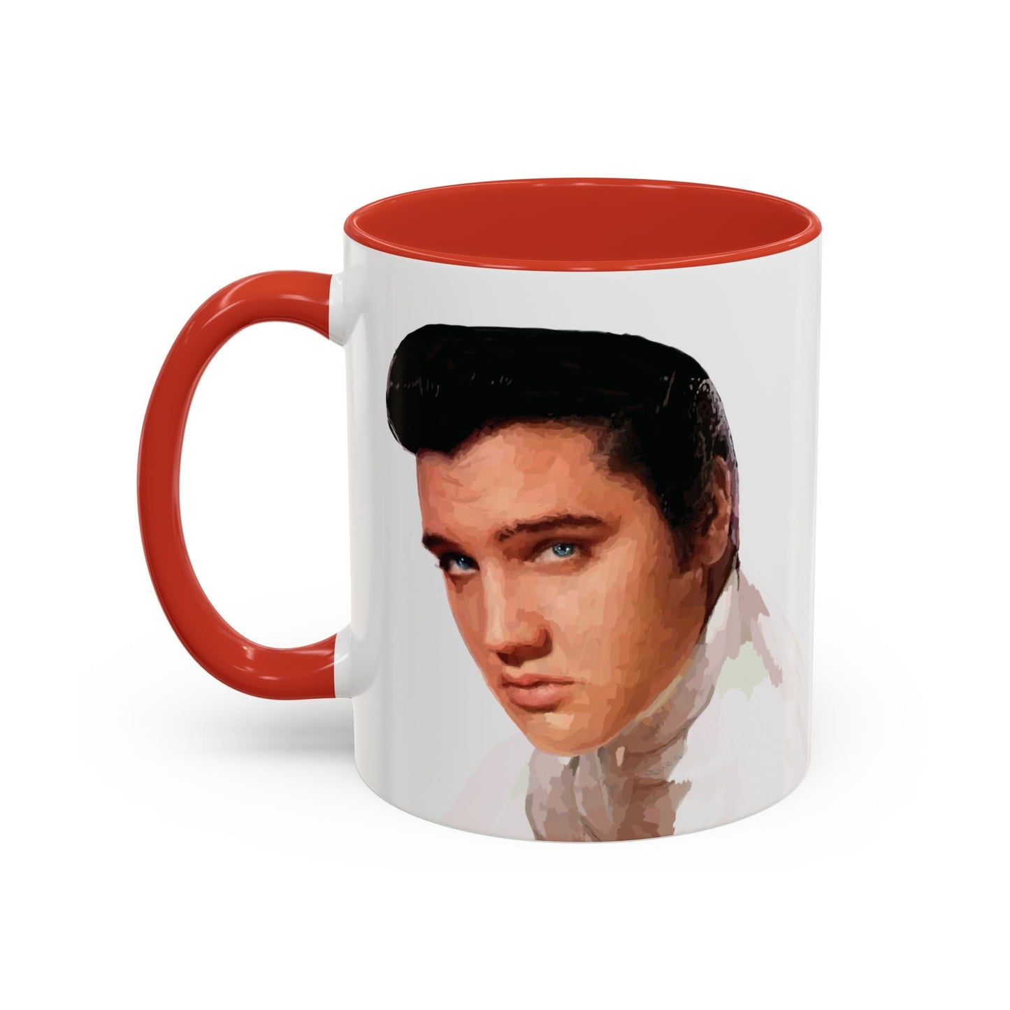 Elvis Two Tone Ceramic Mug - 11 oz & 15 oz - Blue Cava