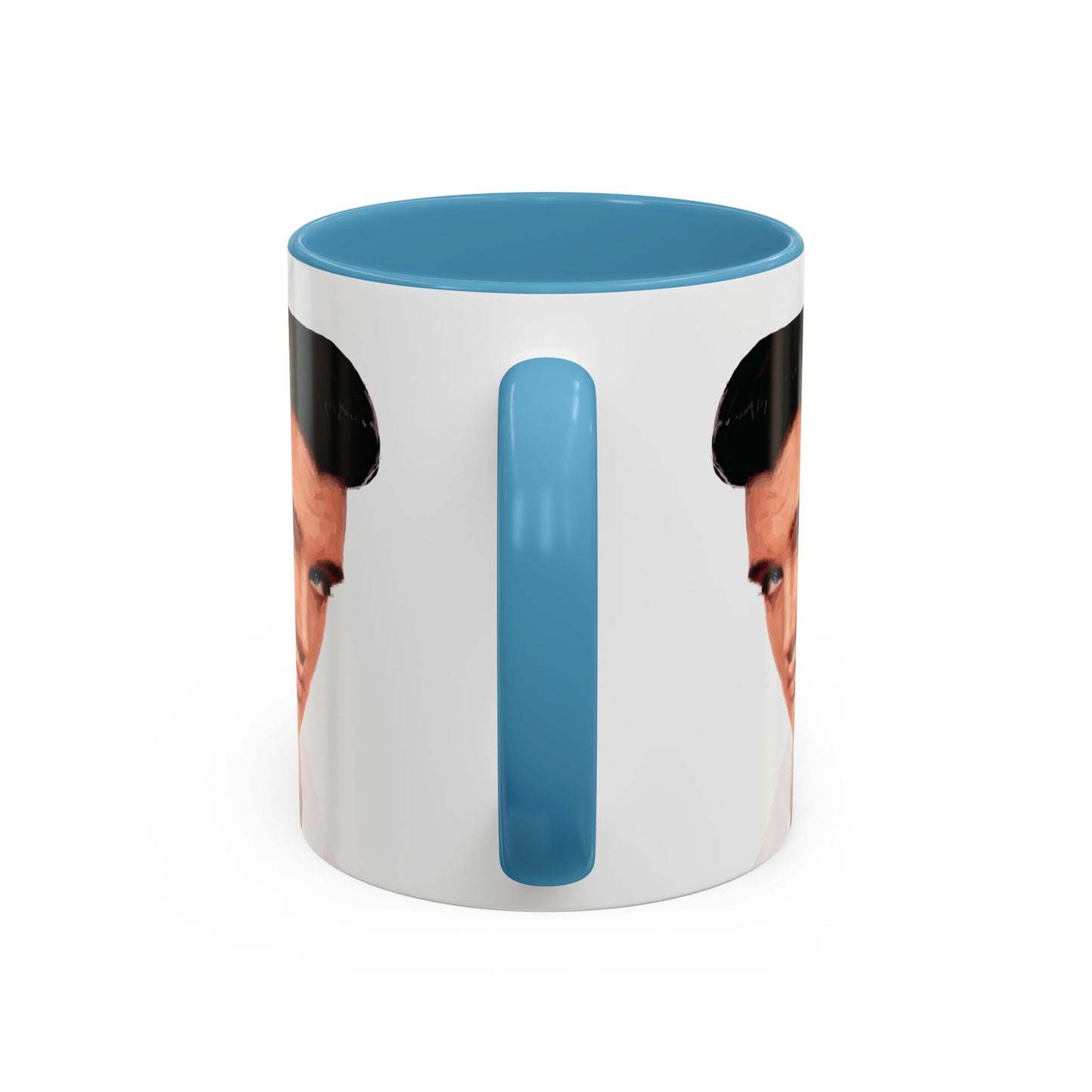 Elvis Two Tone Ceramic Mug - 11 oz & 15 oz - Blue Cava