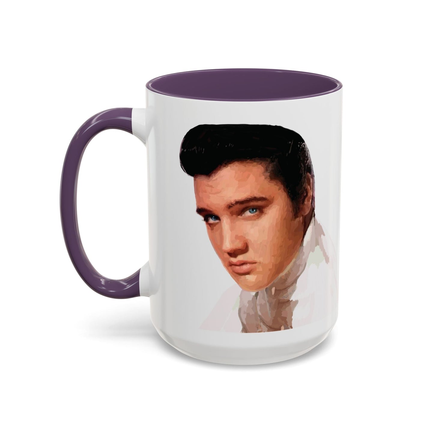 Elvis Two Tone Ceramic Mug - 11 oz & 15 oz - Blue Cava
