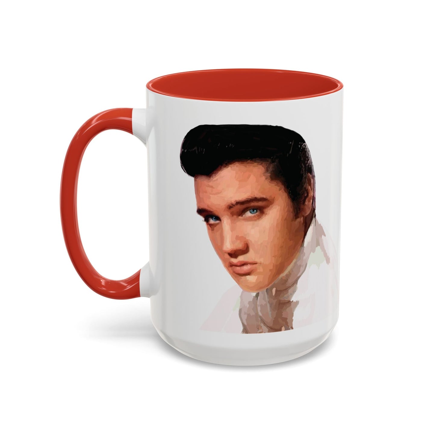 Elvis Two Tone Ceramic Mug - 11 oz & 15 oz - Blue Cava