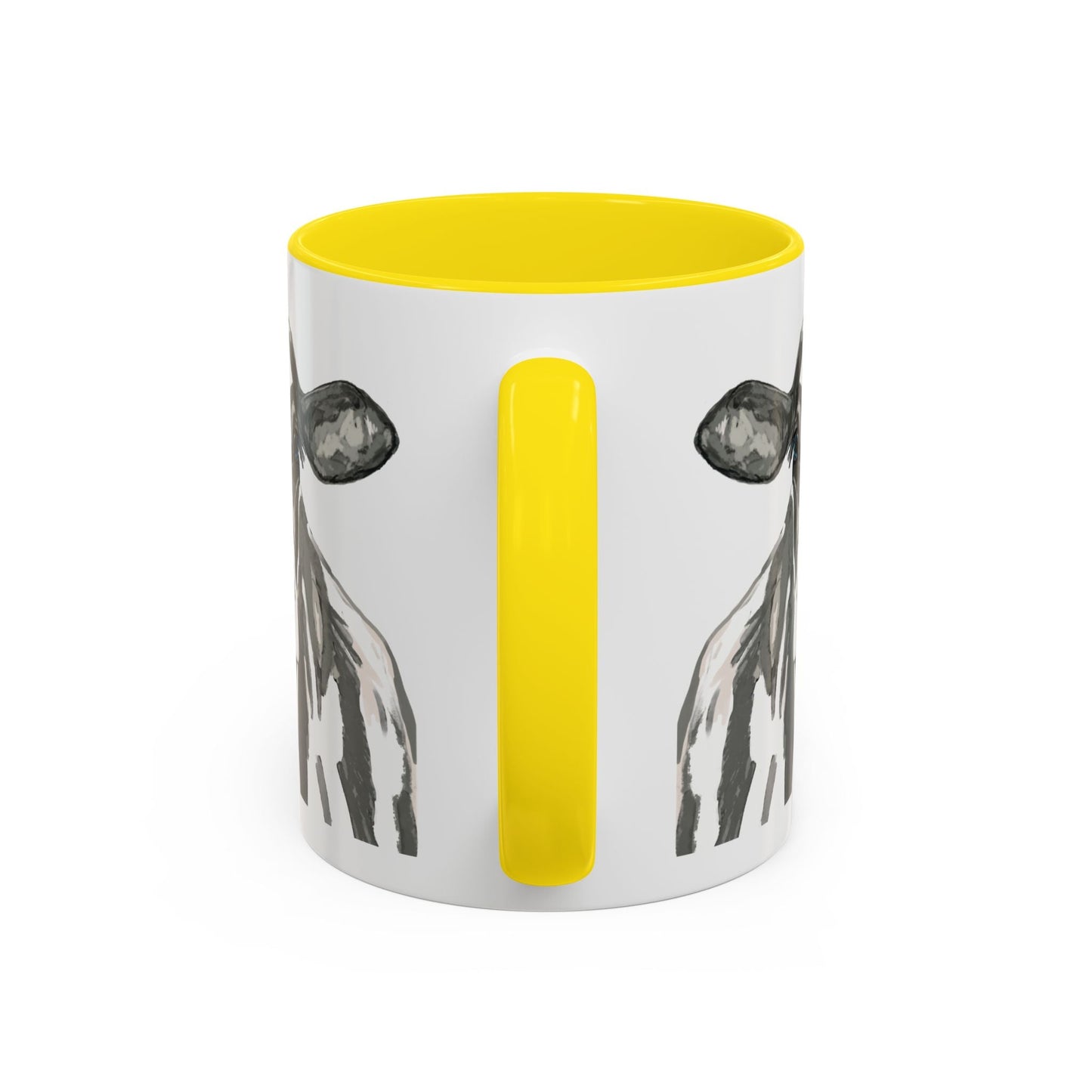 Farmhouse Cow Two Tone Ceramic Mug - 11oz & 15oz - Blue Cava
