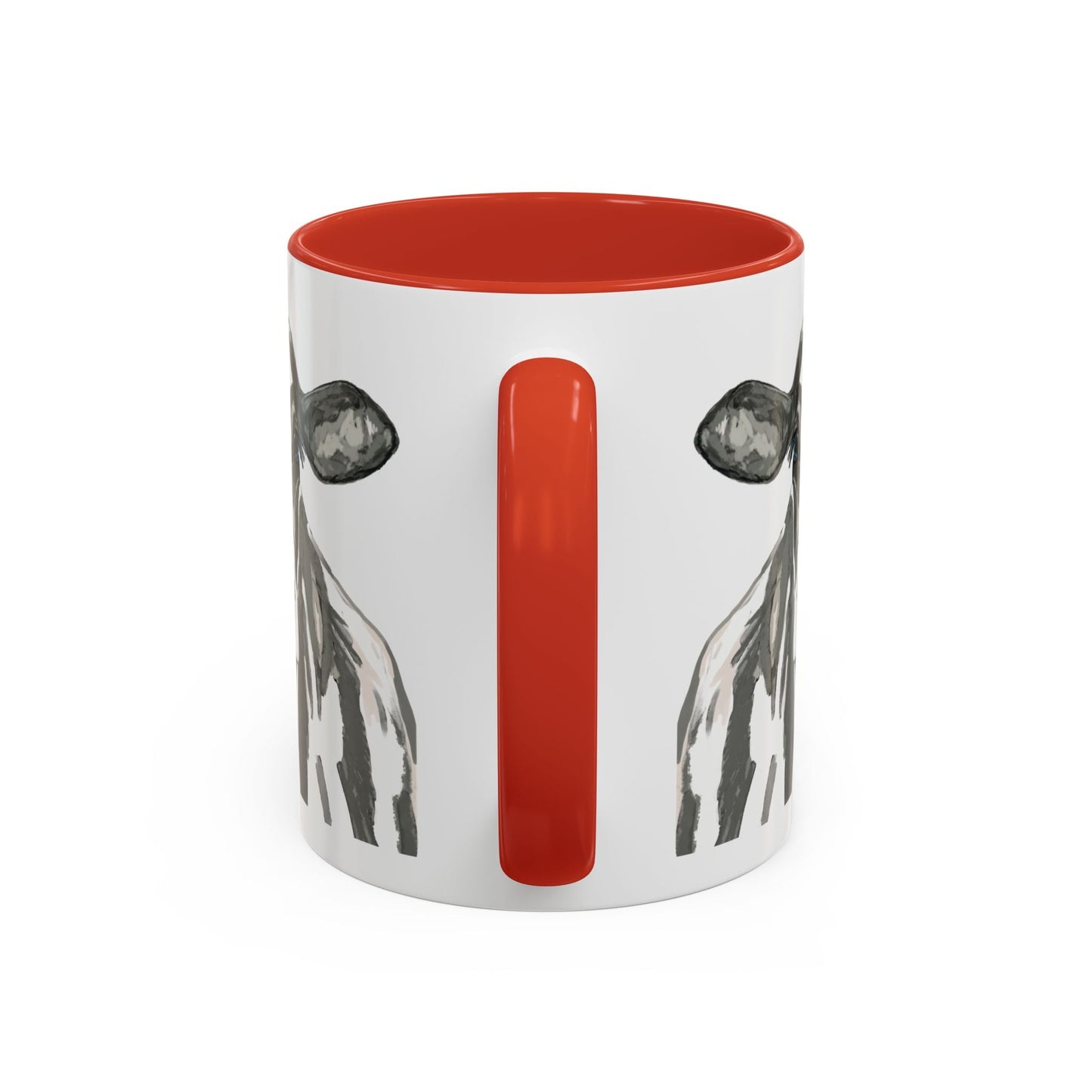Farmhouse Cow Two Tone Ceramic Mug - 11oz & 15oz - Blue Cava
