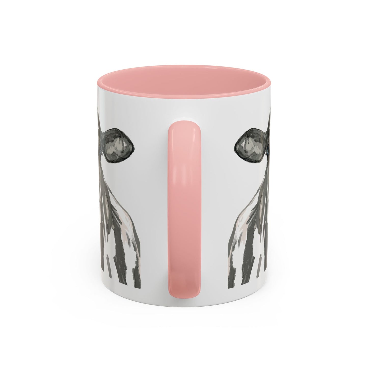 Farmhouse Cow Two Tone Ceramic Mug - 11oz & 15oz - Blue Cava