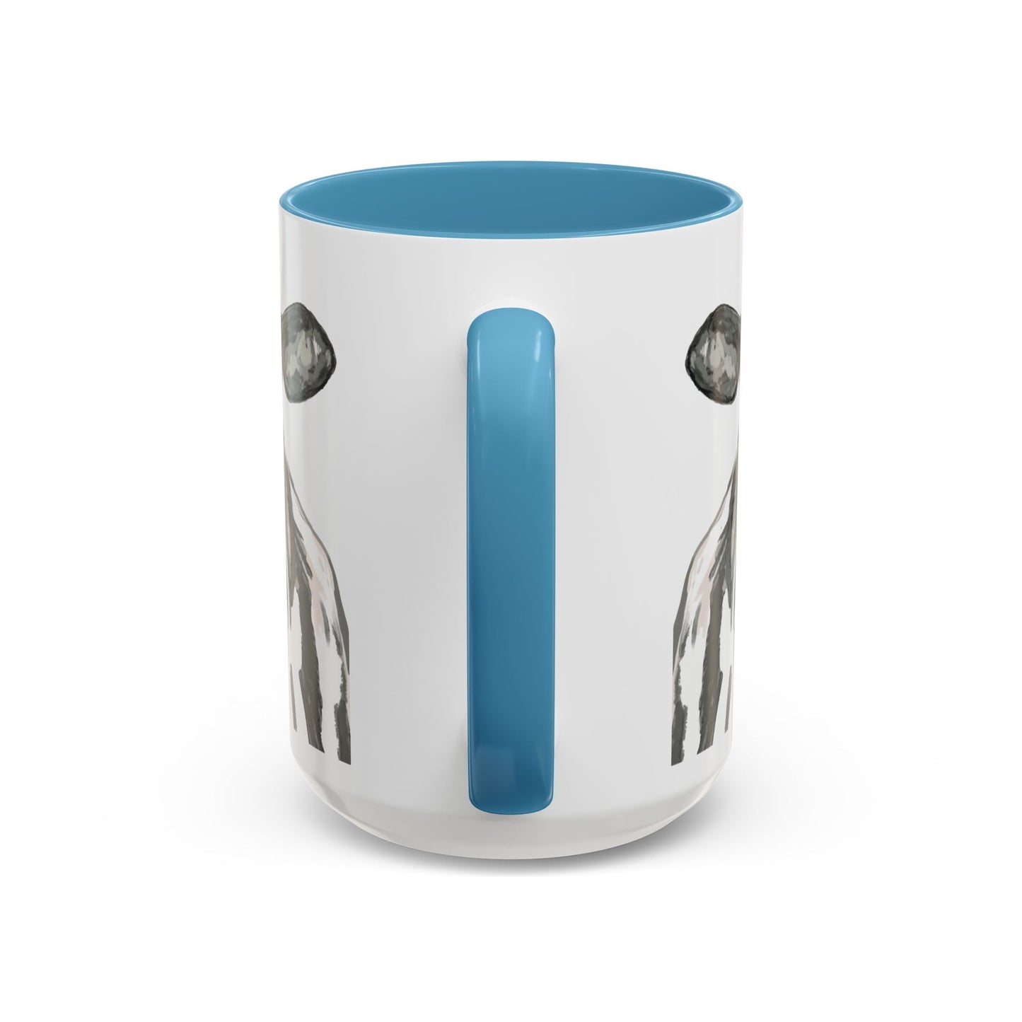 Farmhouse Cow Two Tone Ceramic Mug - 11oz & 15oz - Blue Cava