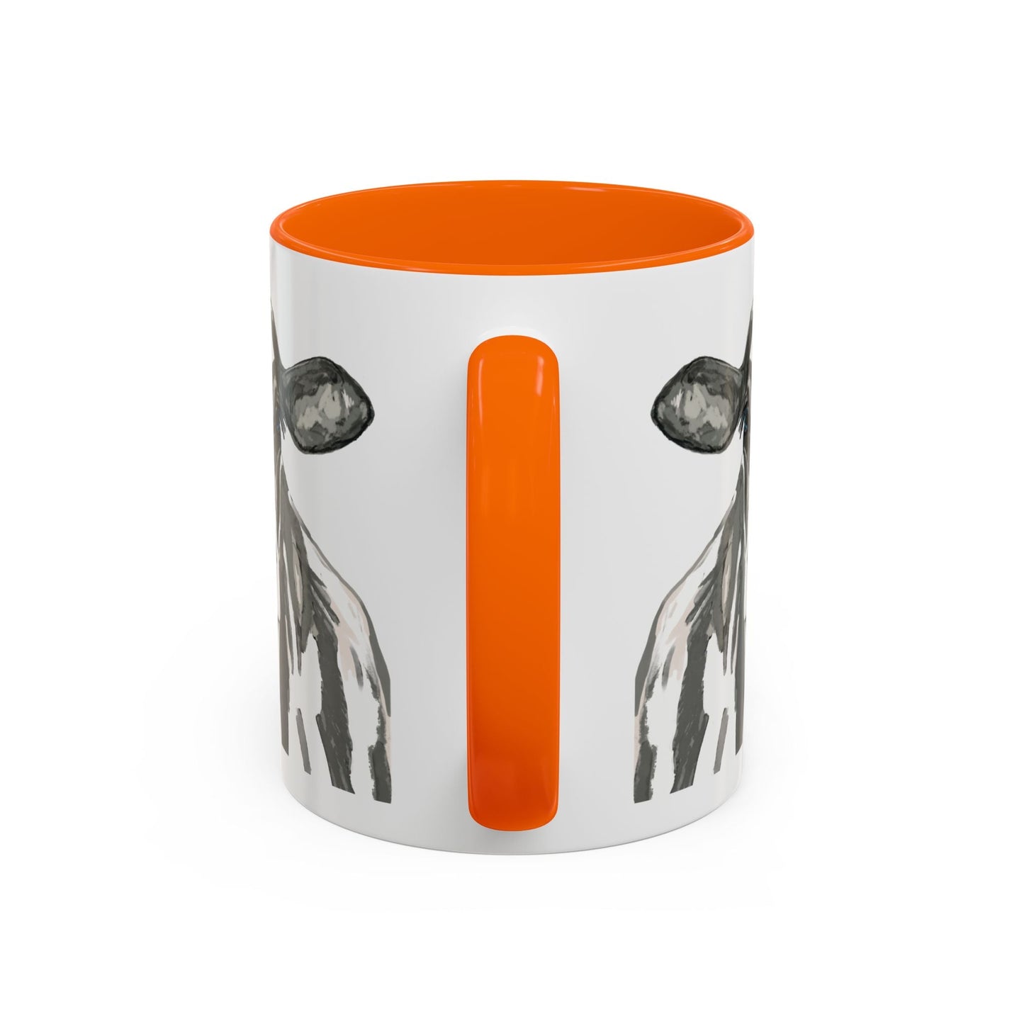 Farmhouse Cow Two Tone Ceramic Mug - 11oz & 15oz - Blue Cava