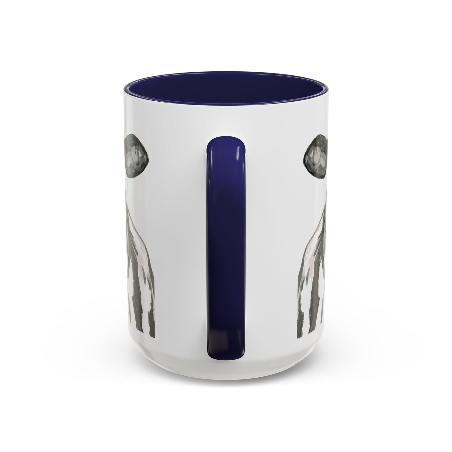Farmhouse Cow Two Tone Ceramic Mug - 11oz & 15oz - Blue Cava