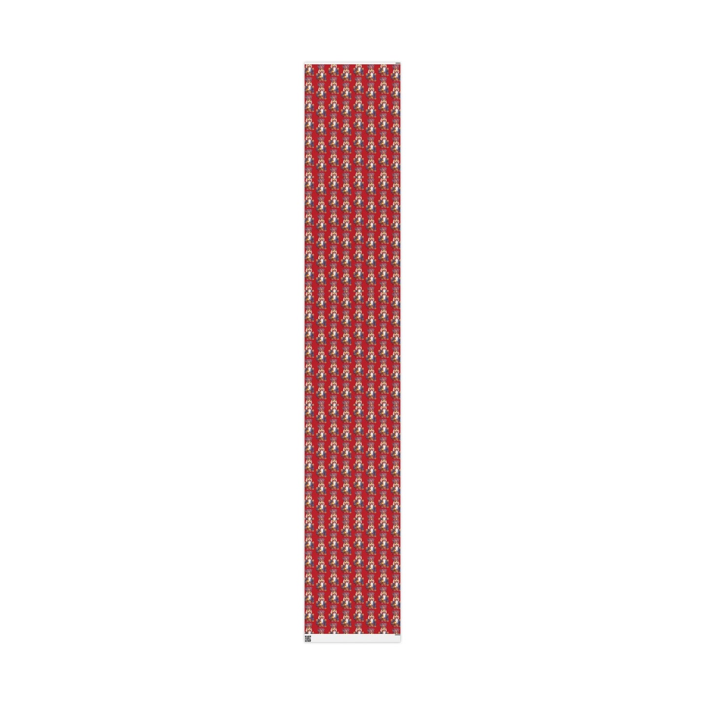 Festive Christmas Nutcracker Wrapping Papers, Holiday Wrapping Eco - Friendly - Blue Cava
