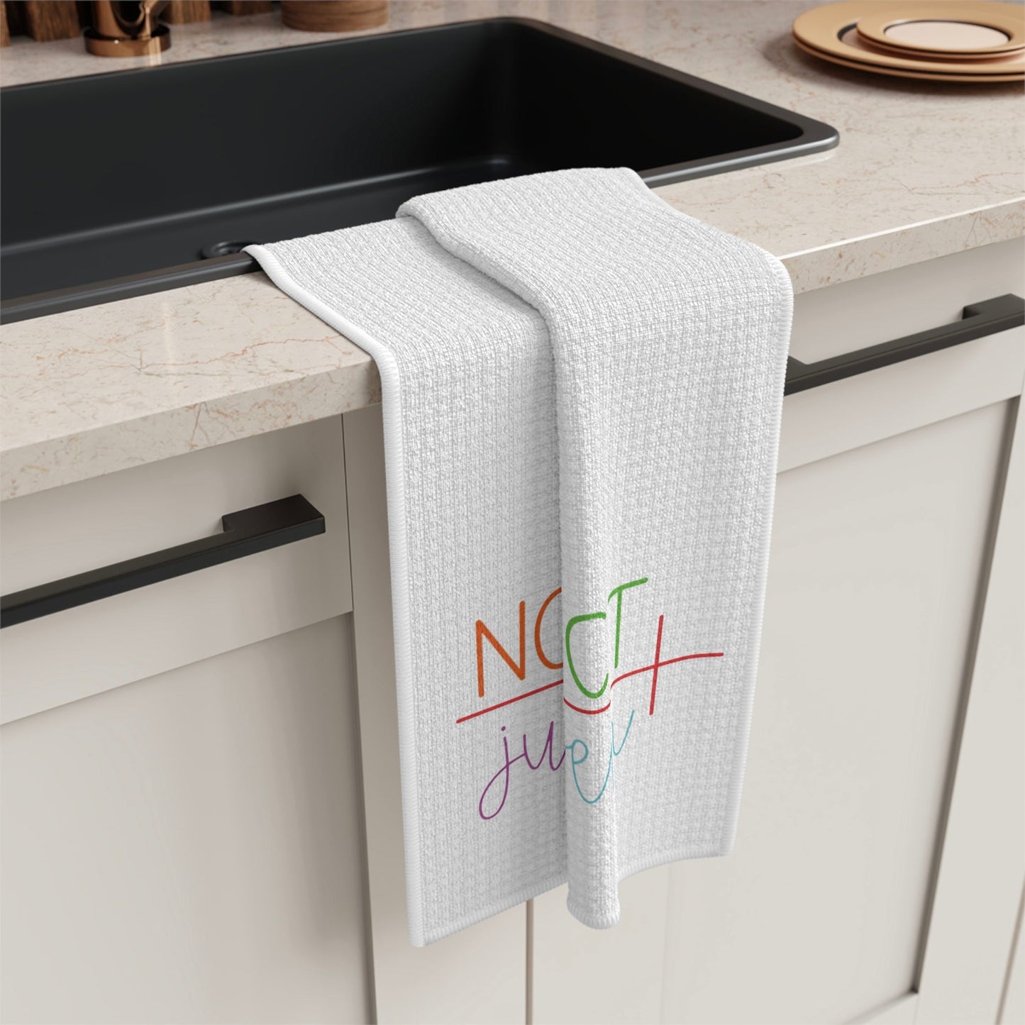 Forgiven Microfiber Waffle Towel - Blue Cava