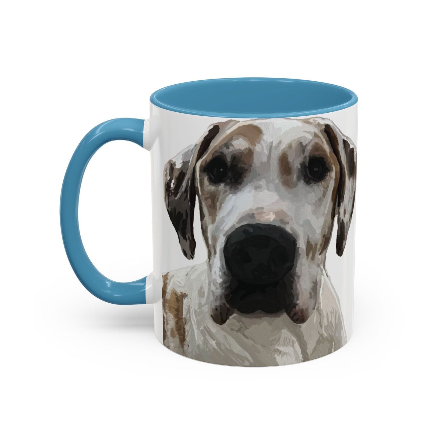 Great Dane Two Tone Ceramic Mug - 11 oz & 15 oz - Blue Cava
