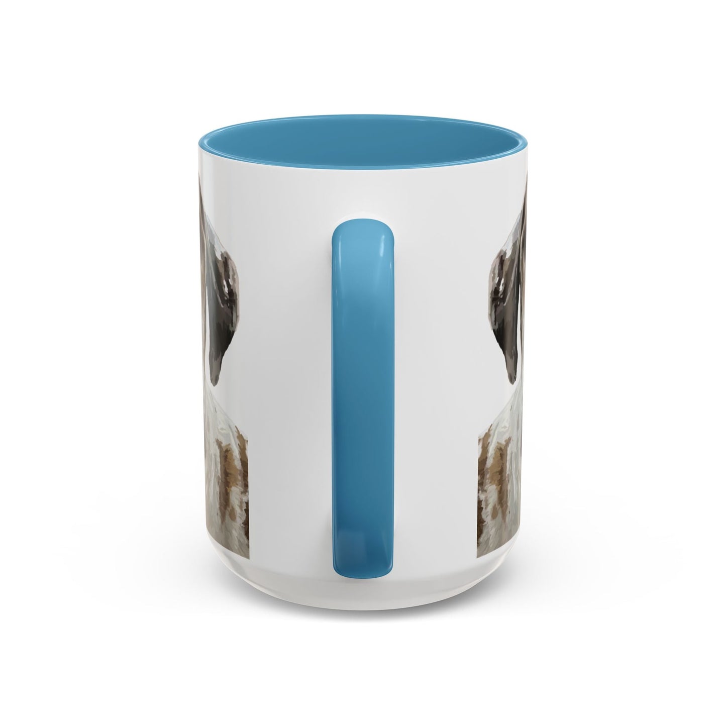 Great Dane Two Tone Ceramic Mug - 11 oz & 15 oz - Blue Cava