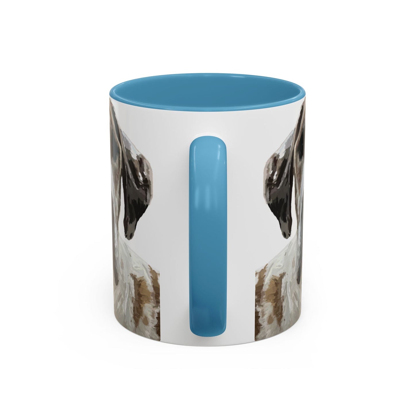 Great Dane Two Tone Ceramic Mug - 11 oz & 15 oz - Blue Cava