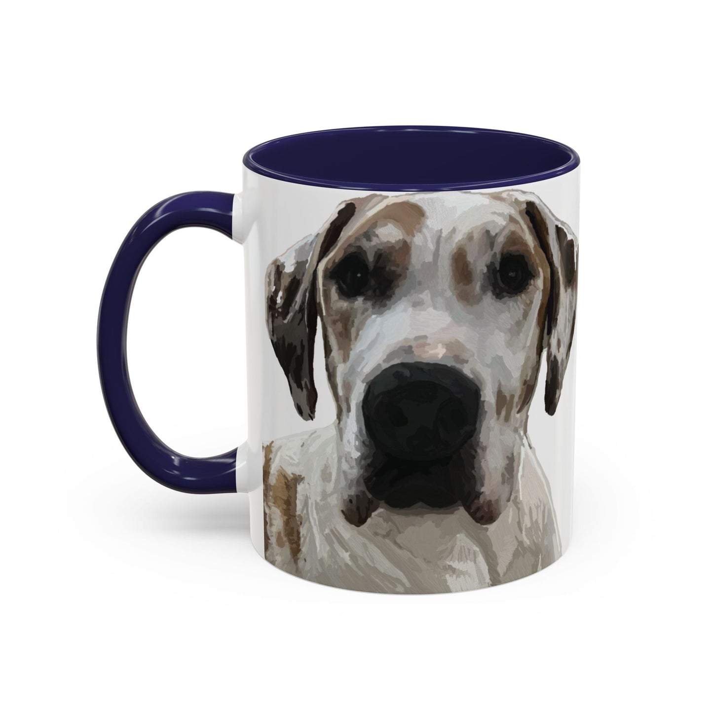 Great Dane Two Tone Ceramic Mug - 11 oz & 15 oz - Blue Cava