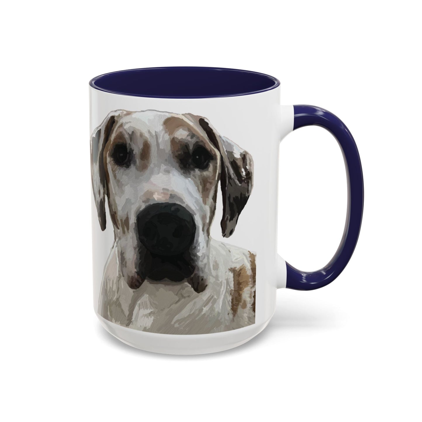 Great Dane Two Tone Ceramic Mug - 11 oz & 15 oz - Blue Cava