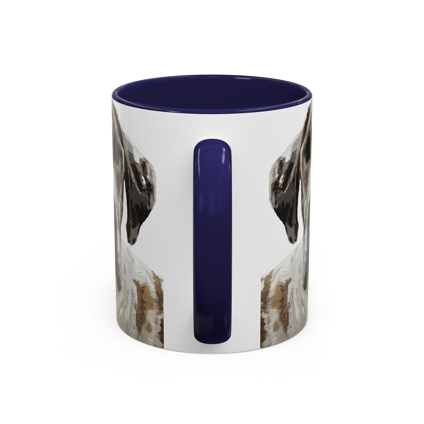 Great Dane Two Tone Ceramic Mug - 11 oz & 15 oz - Blue Cava