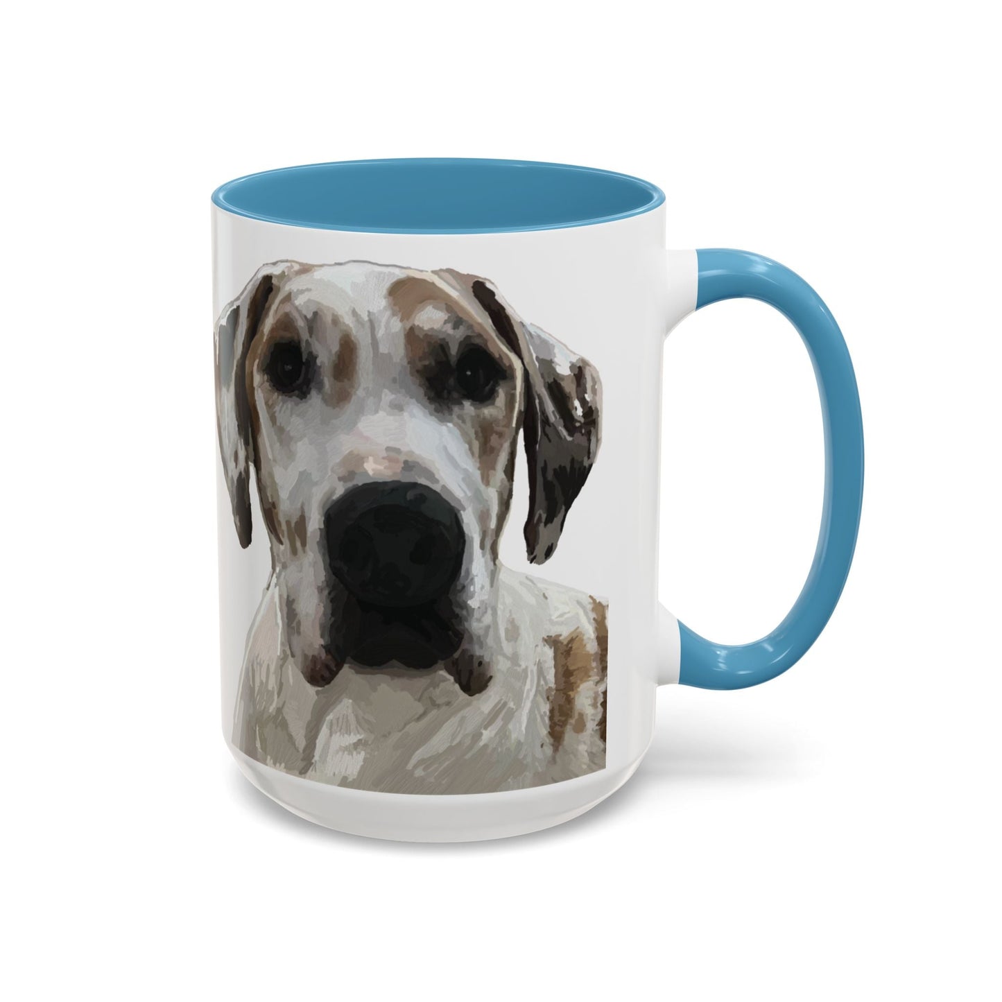 Great Dane Two Tone Ceramic Mug - 11 oz & 15 oz - Blue Cava