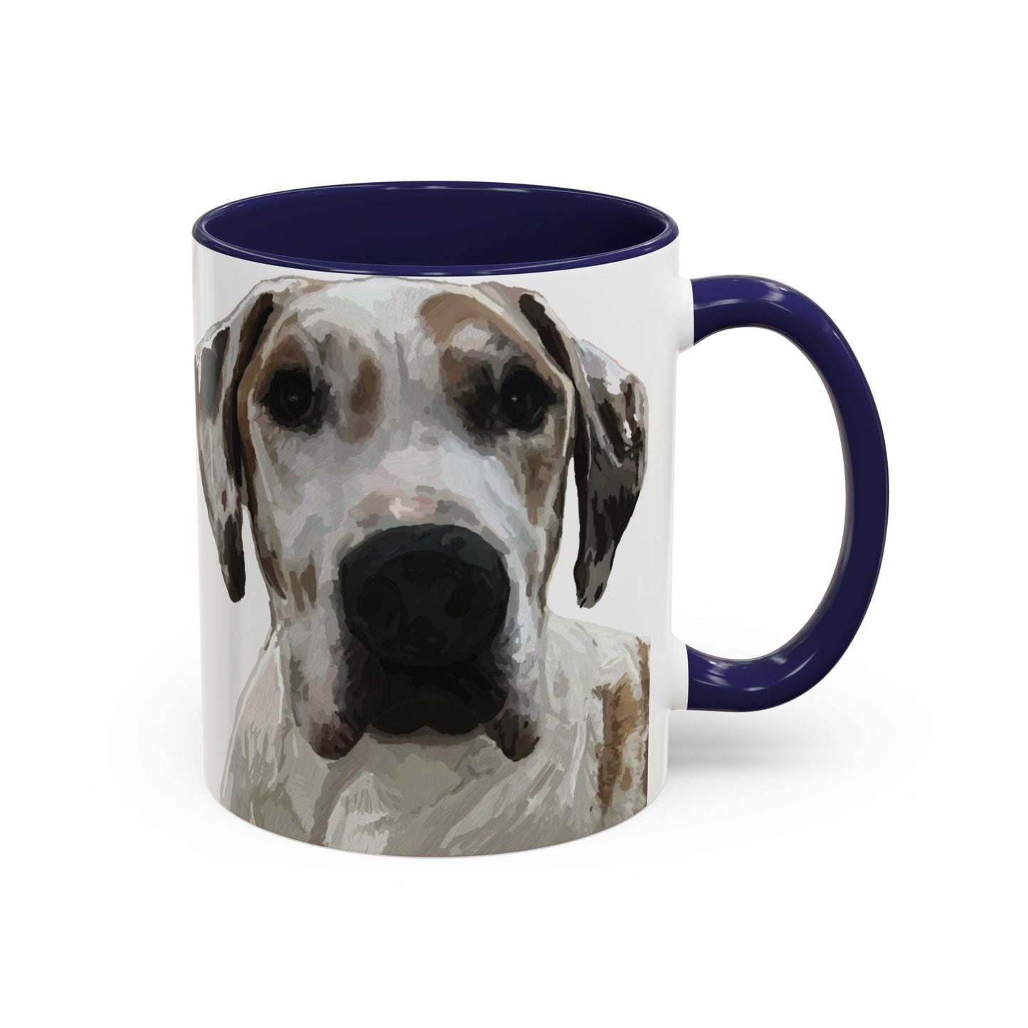 Great Dane Two Tone Ceramic Mug - 11 oz & 15 oz - Blue Cava