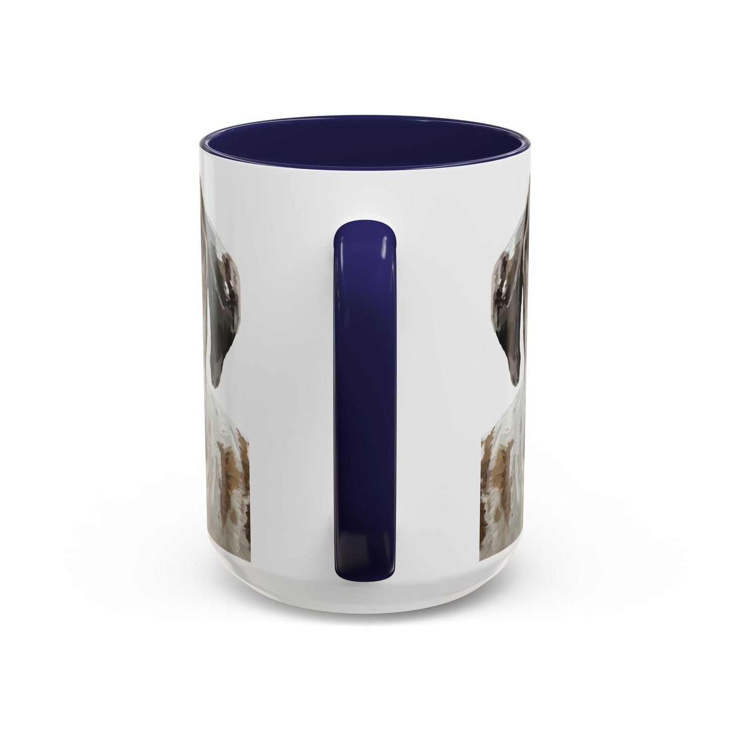 Great Dane Two Tone Ceramic Mug - 11 oz & 15 oz - Blue Cava