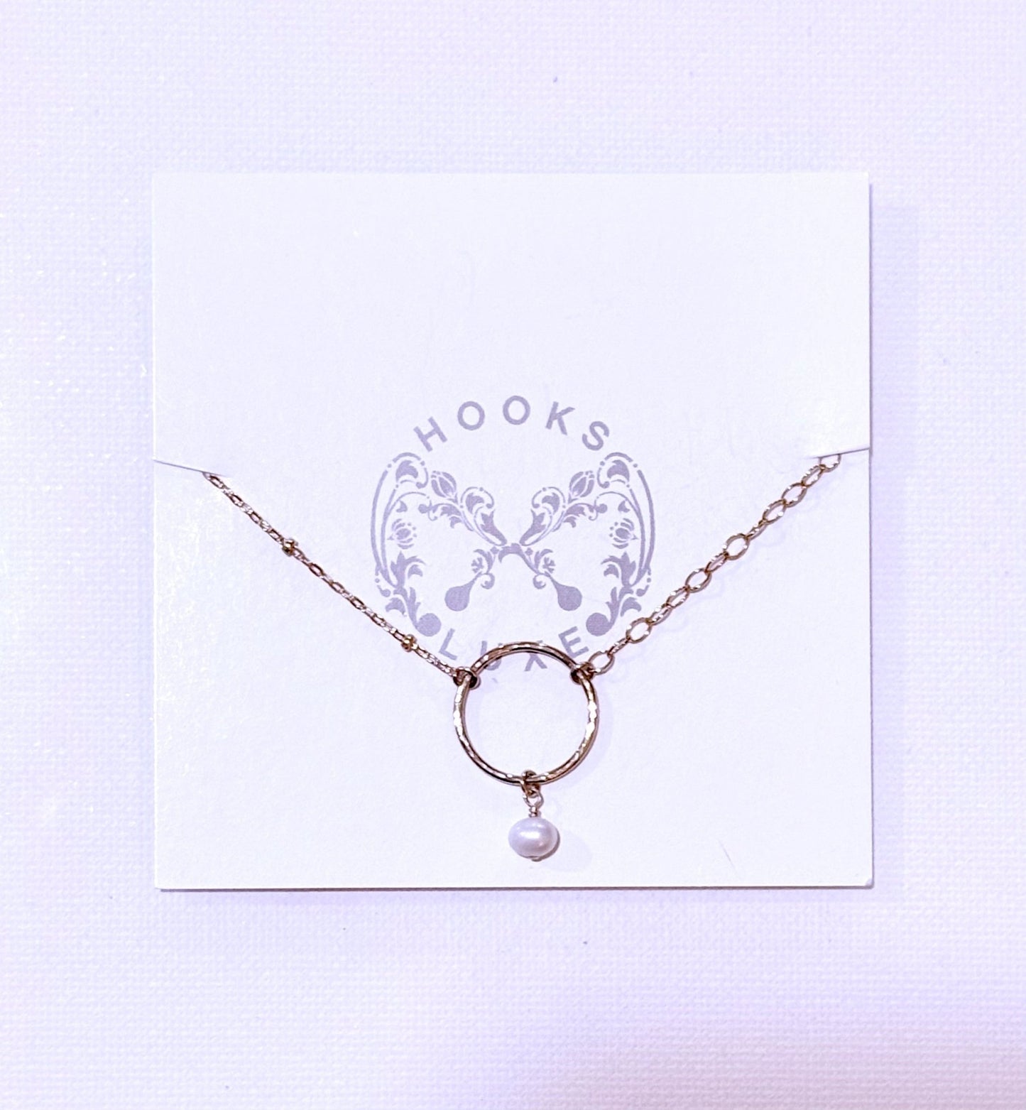 Hammered Circle Charm Bracelets - Hooks and Luxe - Blue Cava