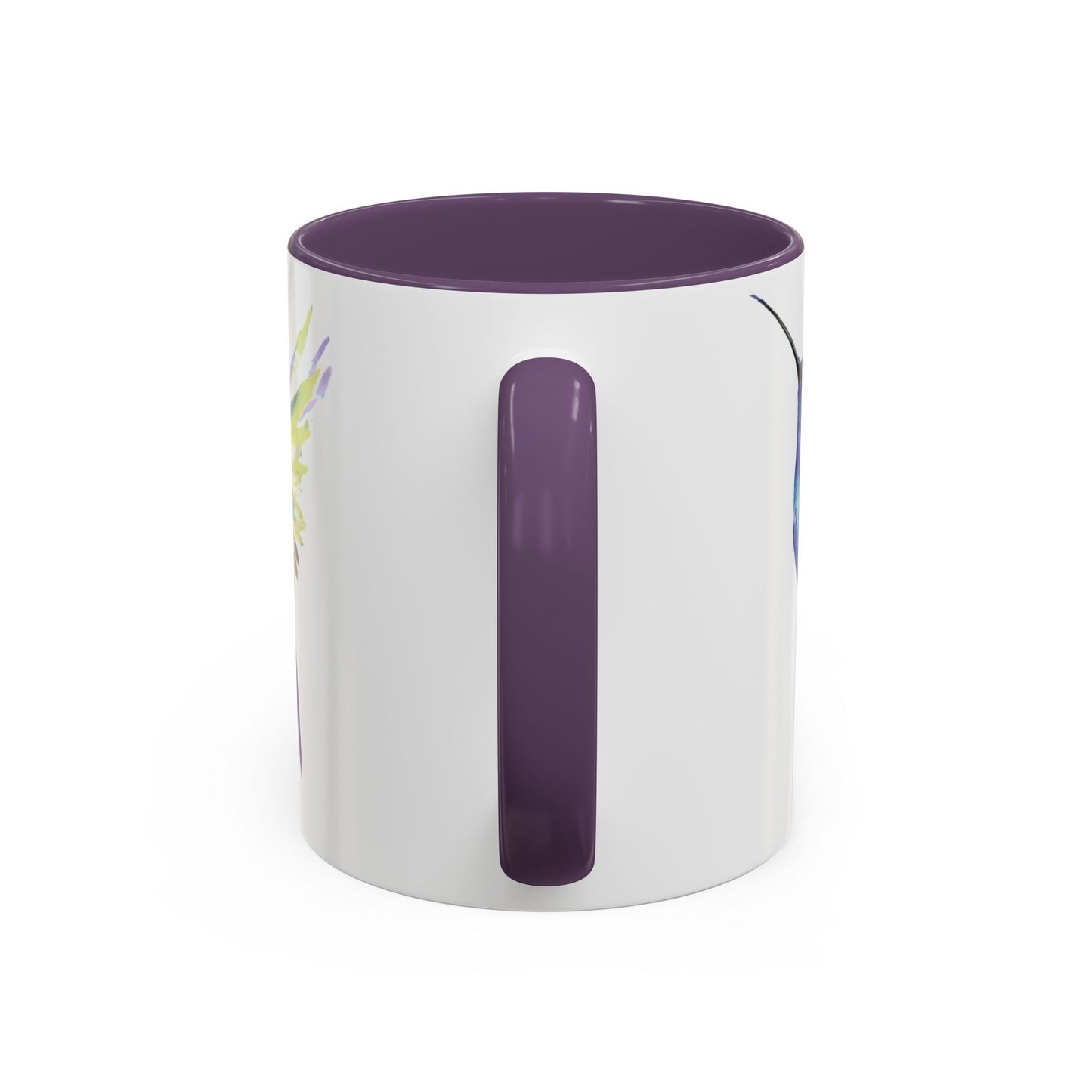Hummingbird Two Tone Ceramic Mug - 11oz & 15oz - Blue Cava