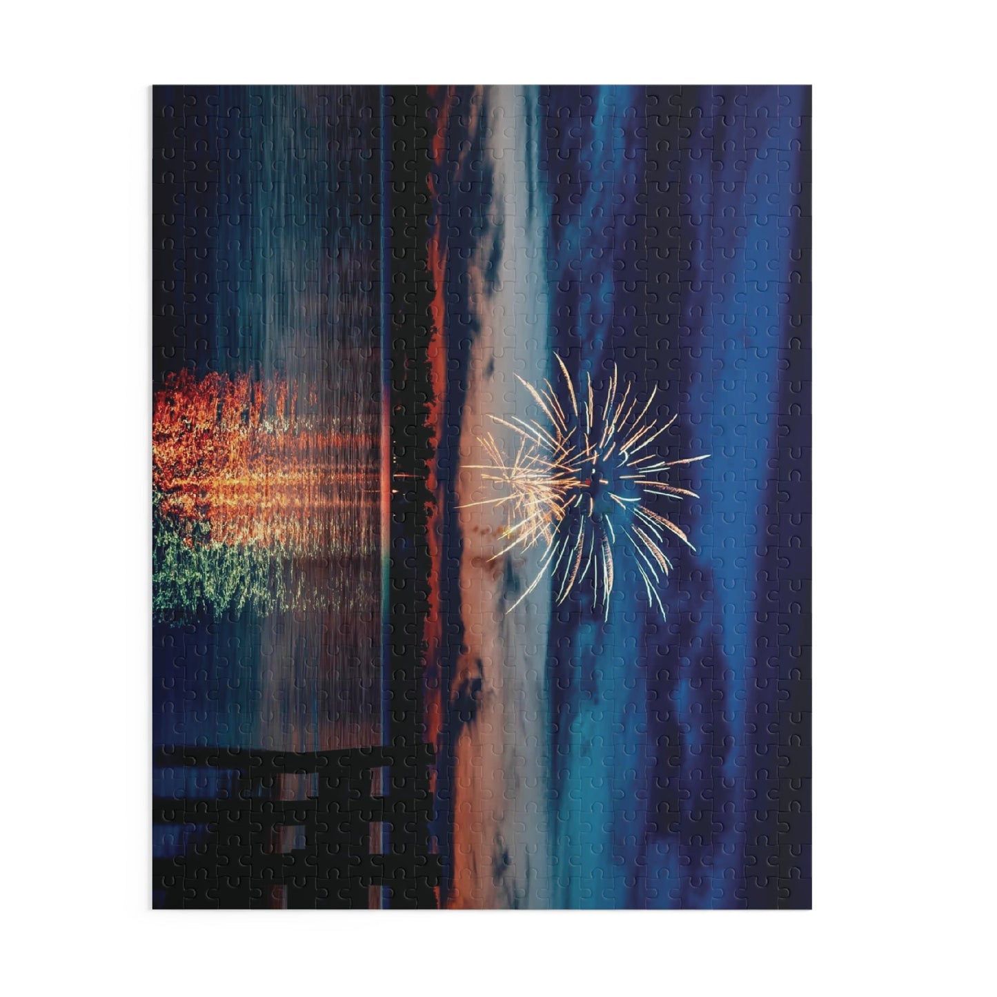 July 4th Firework Puzzles - Blue Cava