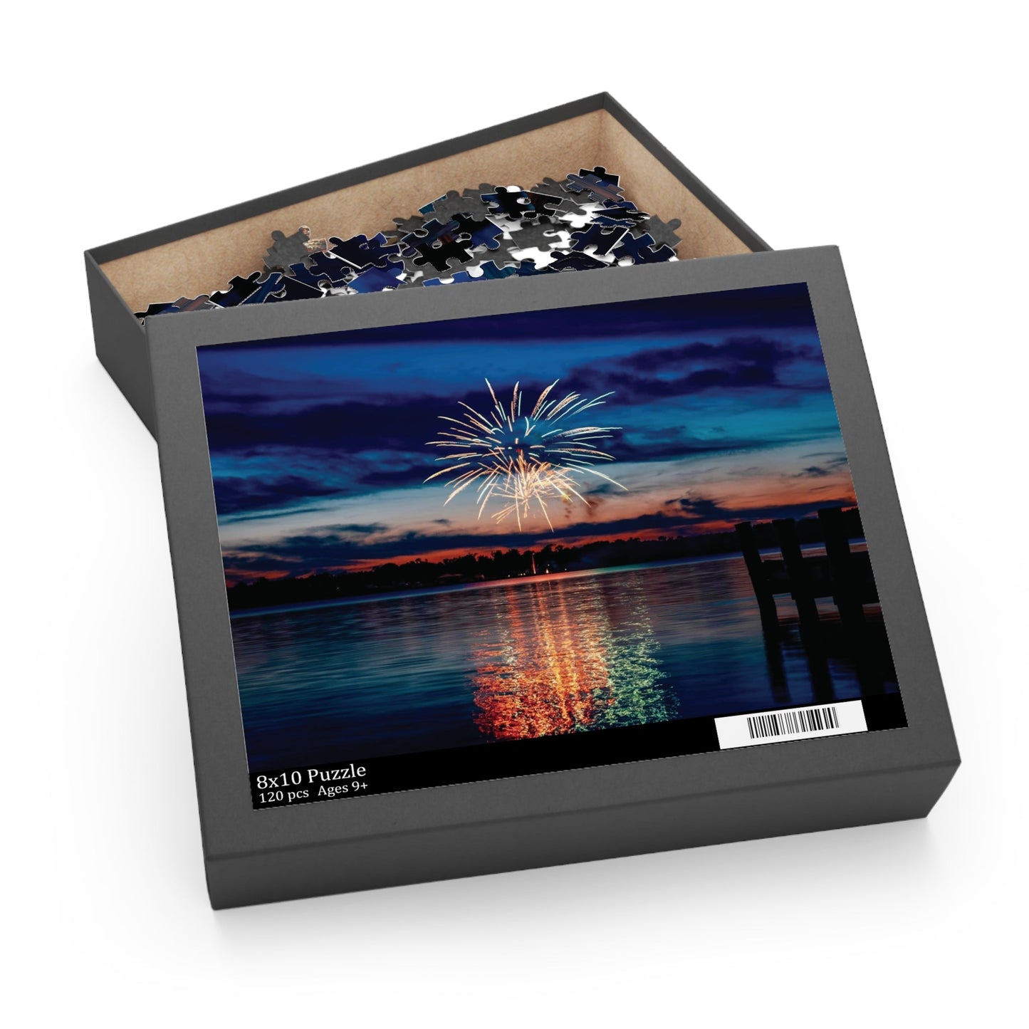 July 4th Firework Puzzles - Blue Cava