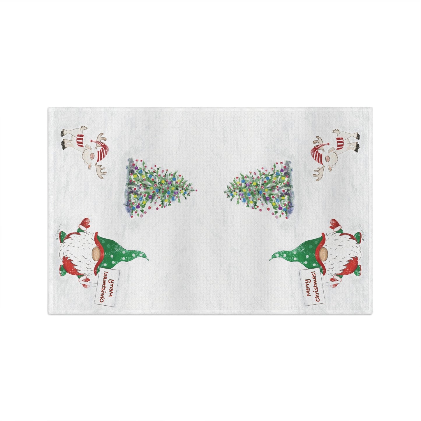 Kringle and Friend Microfiber Waffle Towel - Blue Cava