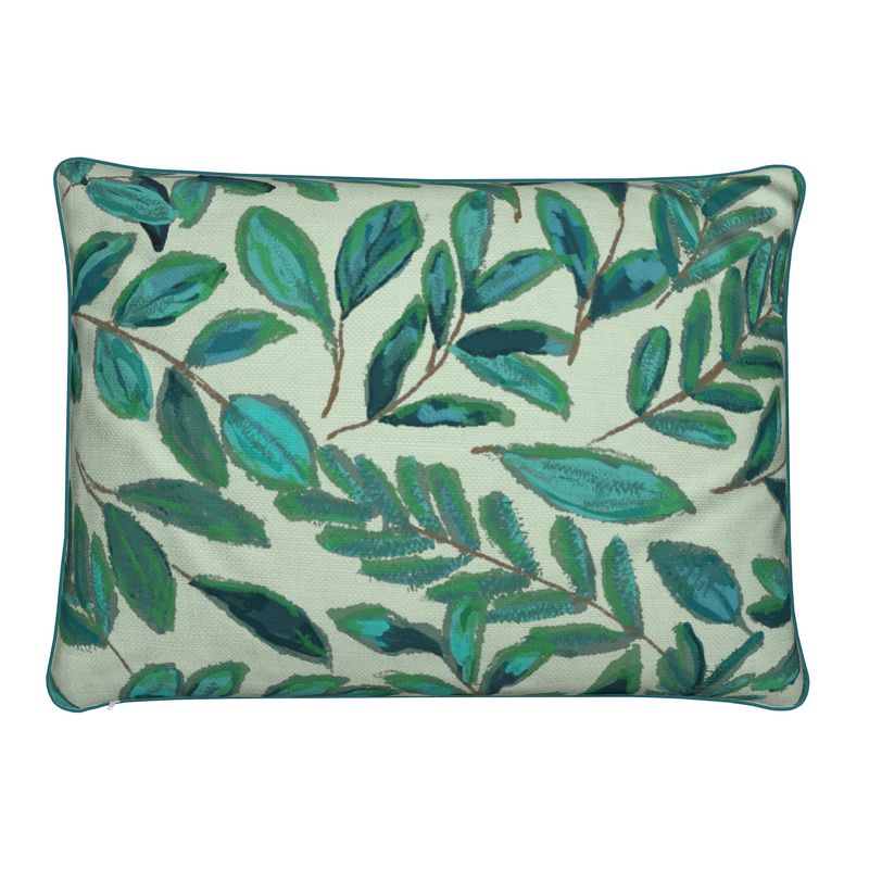 Leaf Premium Pillow - Blue Cava