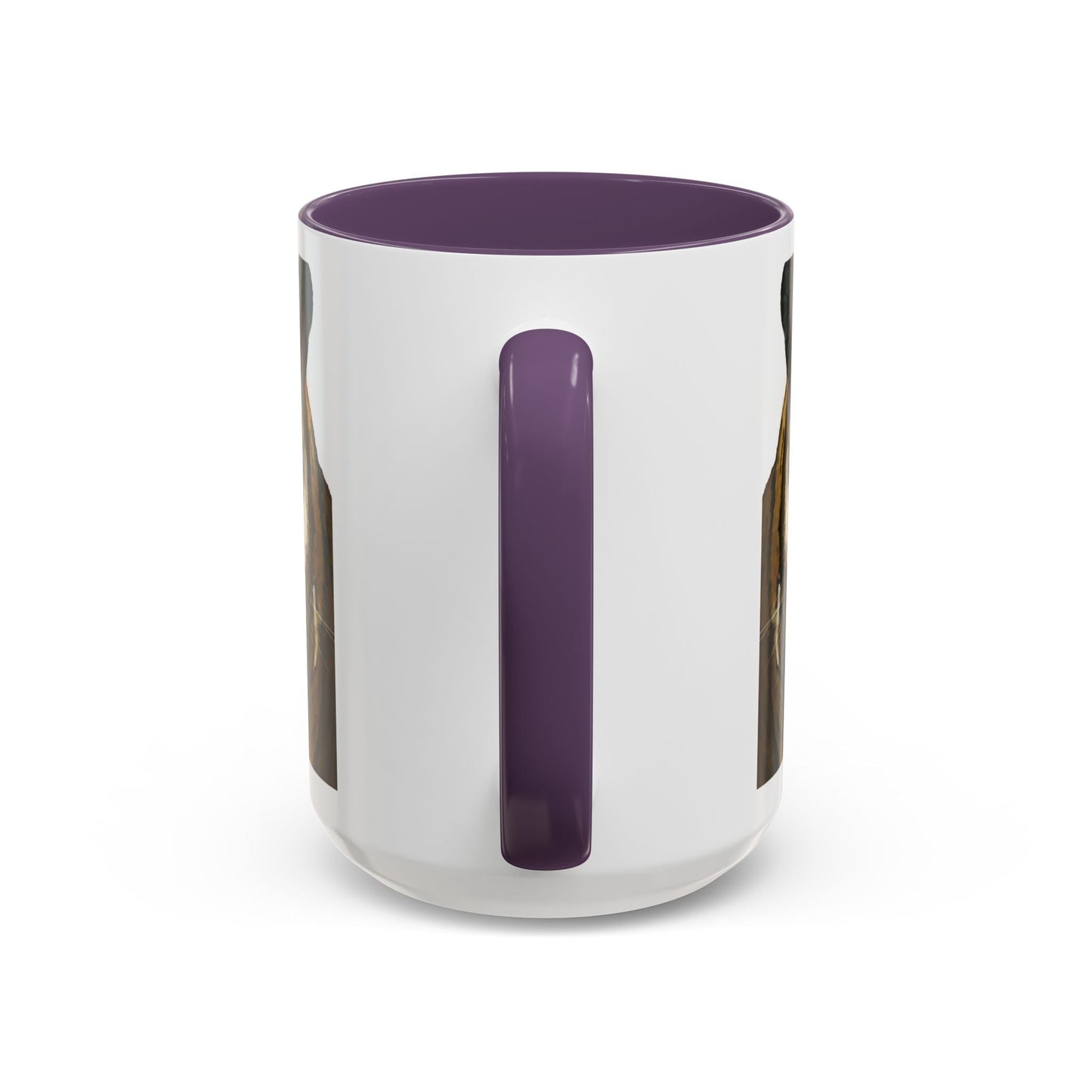 Majestic Tiger Two Tone Ceramic Coffee Mug - 11 oz & 15 oz - Blue Cava