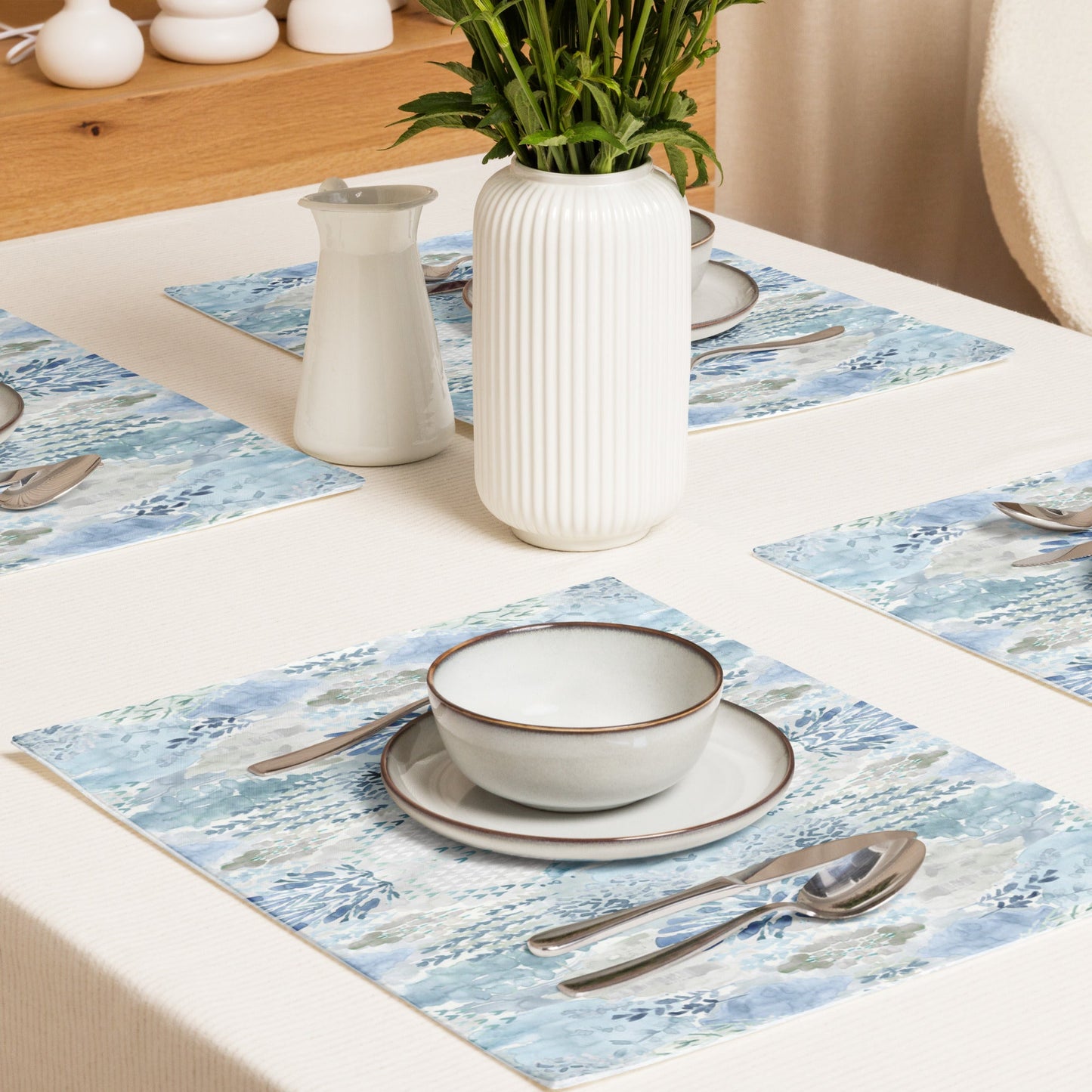 Native Placemat Set - Blue Cava