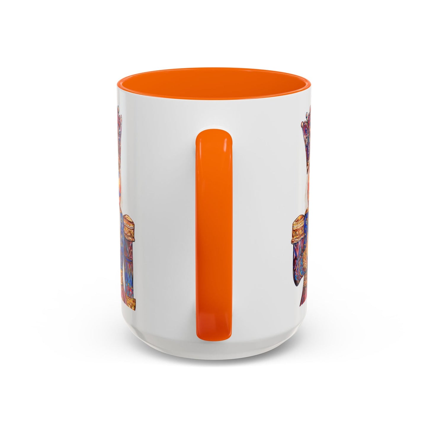 Nutcracker Two Tone Ceramic Coffee Mug - Festive Drinkware - Blue Cava