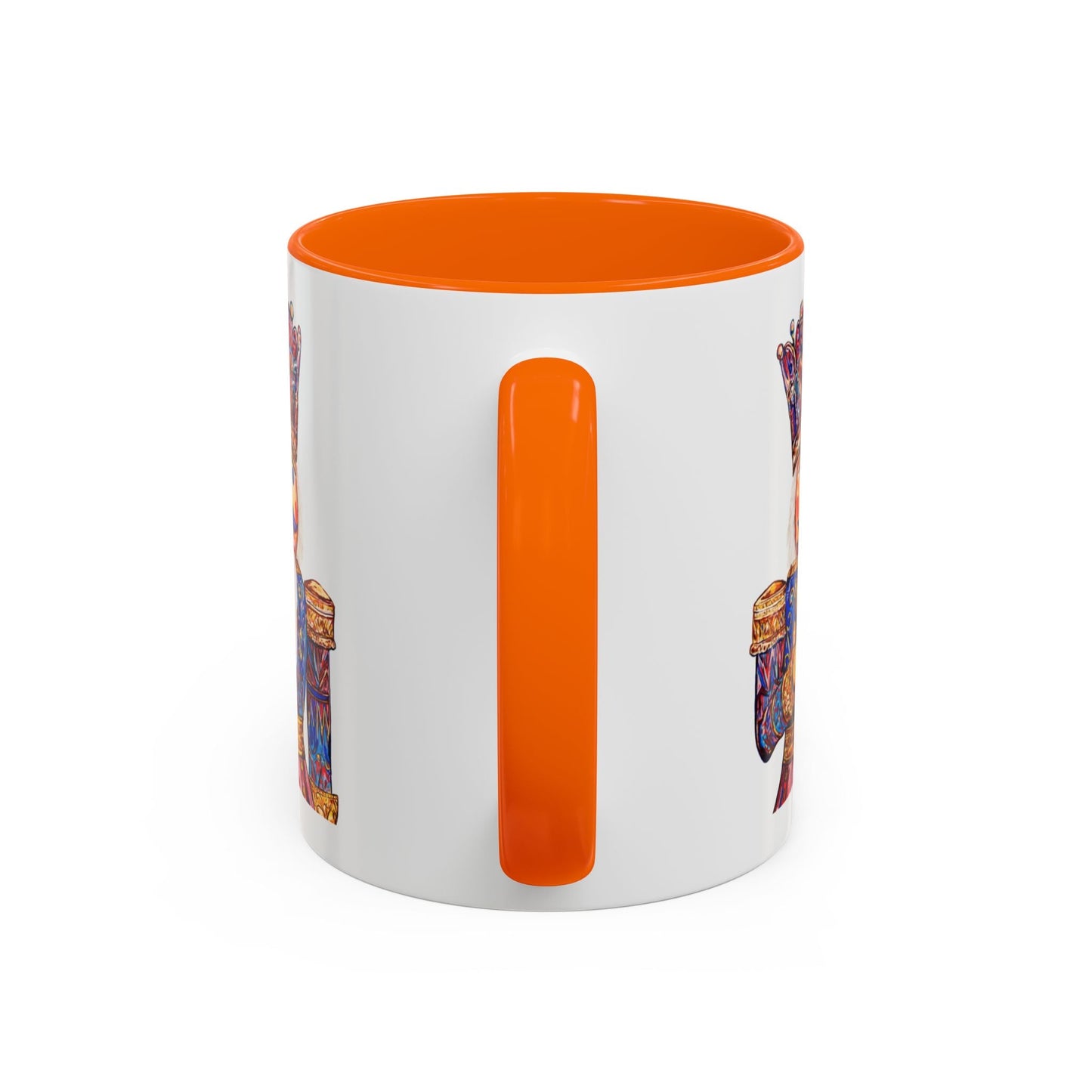 Nutcracker Two Tone Ceramic Coffee Mug - Festive Drinkware - Blue Cava
