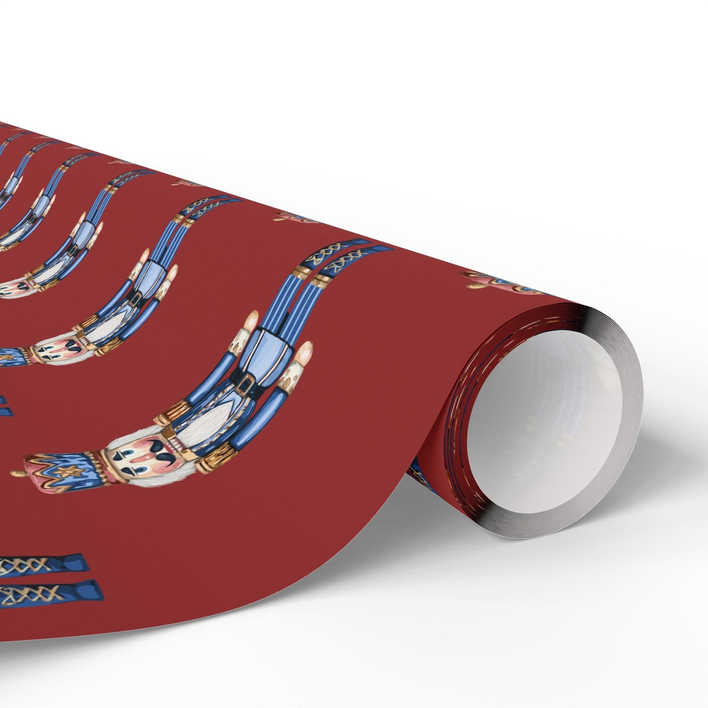 Nutcracker Wrapping Paper – Fun Gift Wrap, Christmas, - Blue Cava