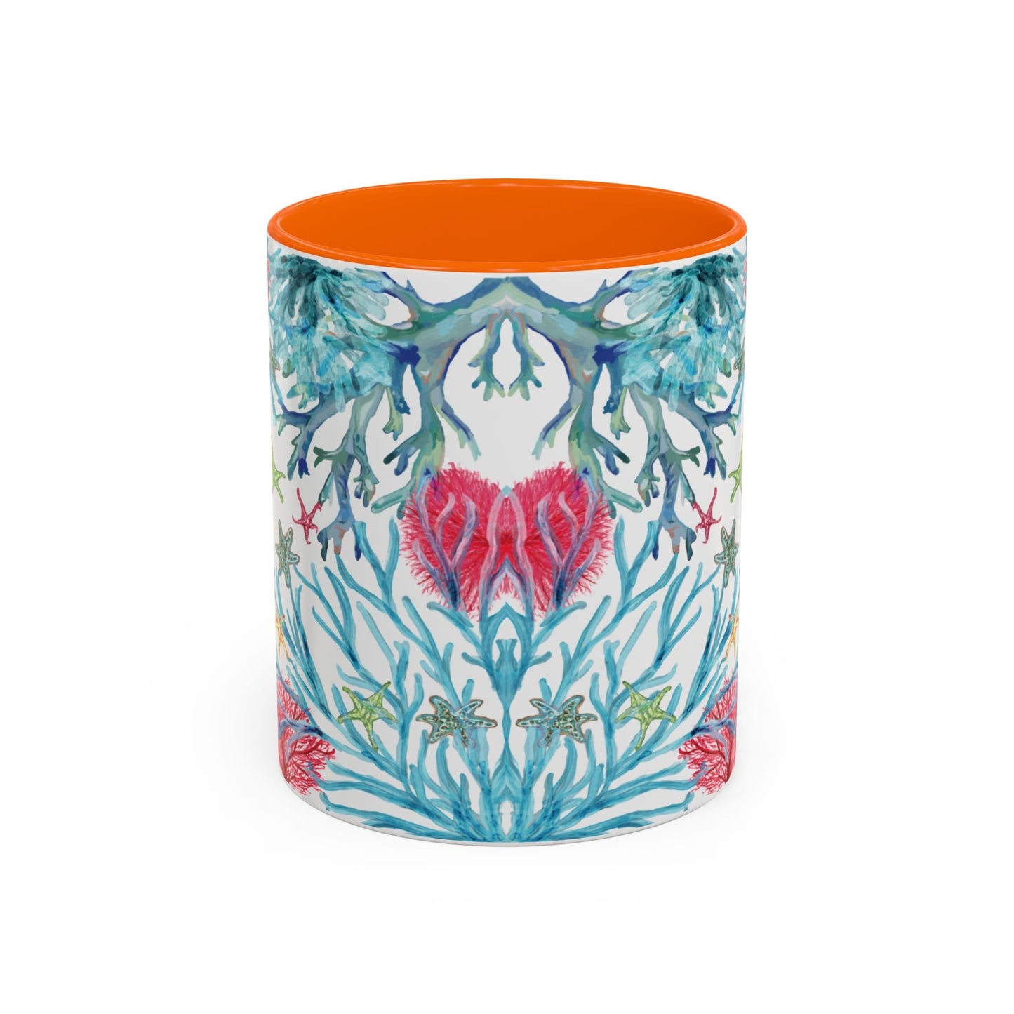 Ocean - Inspired Two Tone Ceramic Mug - 11 oz & 15 oz - Blue Cava