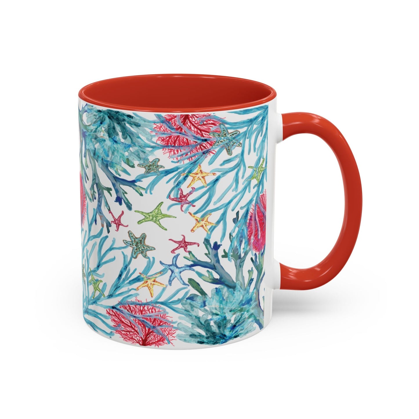 Ocean - Inspired Two Tone Ceramic Mug - 11 oz & 15 oz - Blue Cava