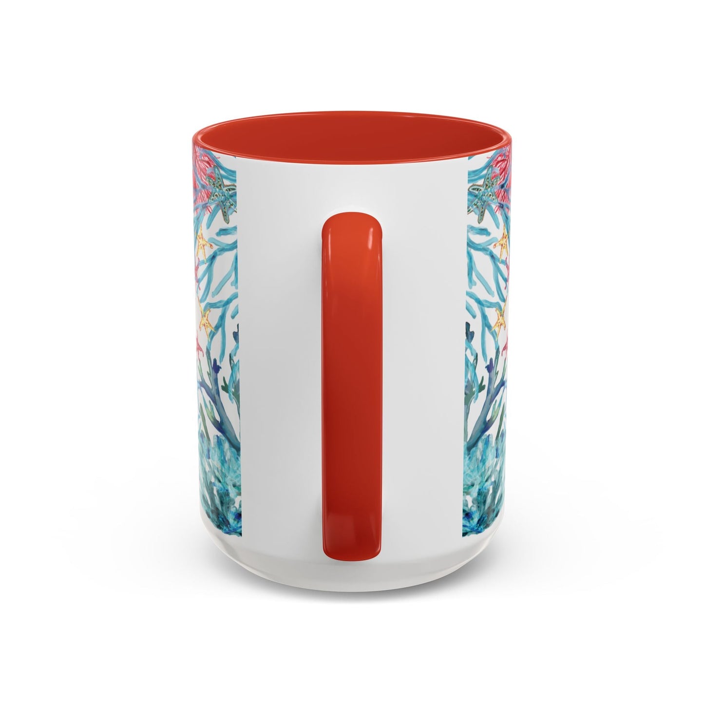 Ocean - Inspired Two Tone Ceramic Mug - 11 oz & 15 oz - Blue Cava