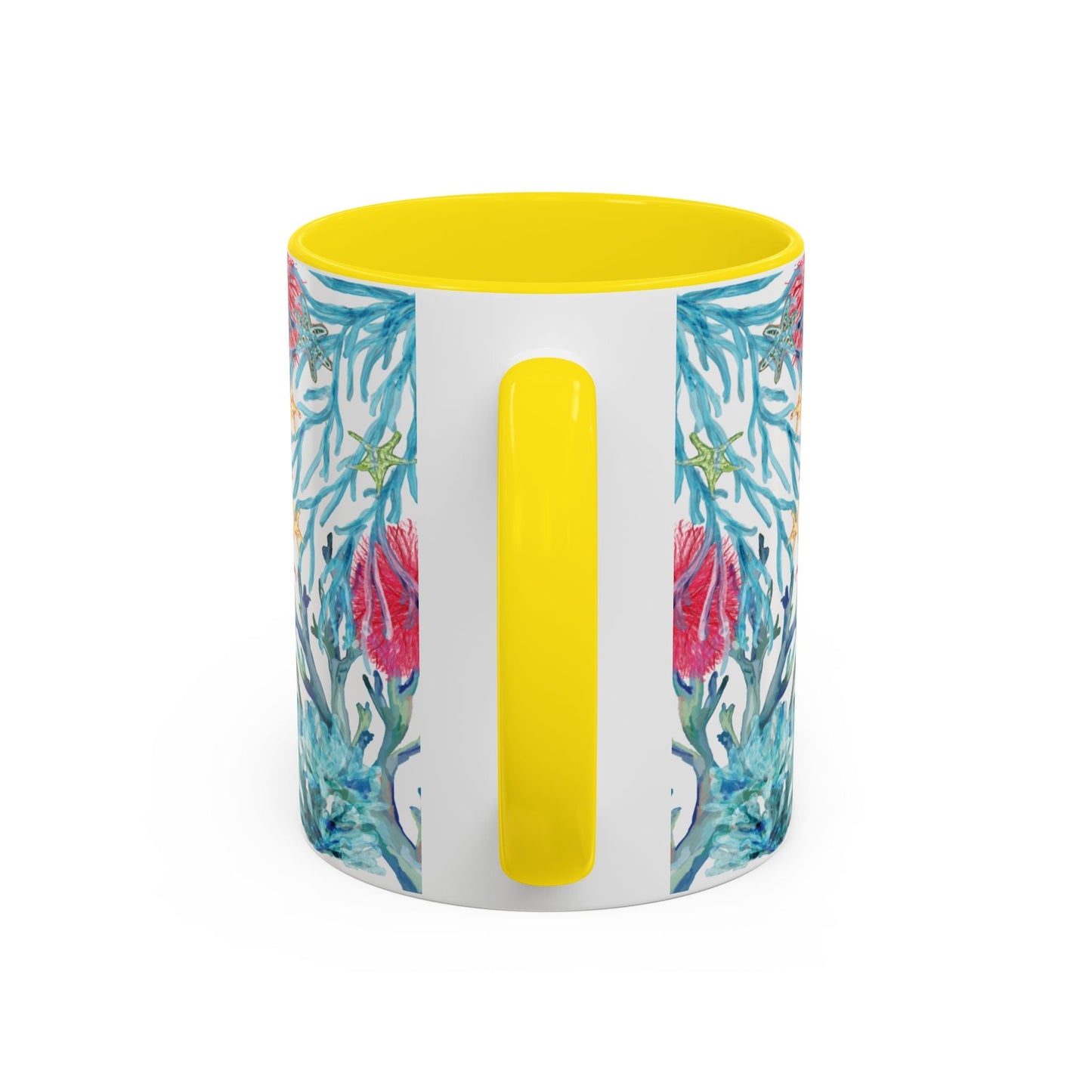 Ocean - Inspired Two Tone Ceramic Mug - 11 oz & 15 oz - Blue Cava