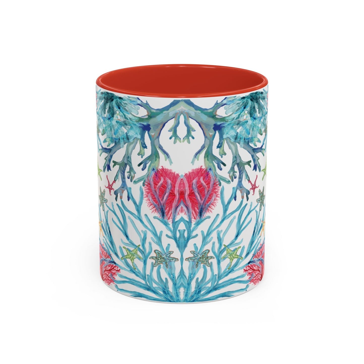 Ocean - Inspired Two Tone Ceramic Mug - 11 oz & 15 oz - Blue Cava