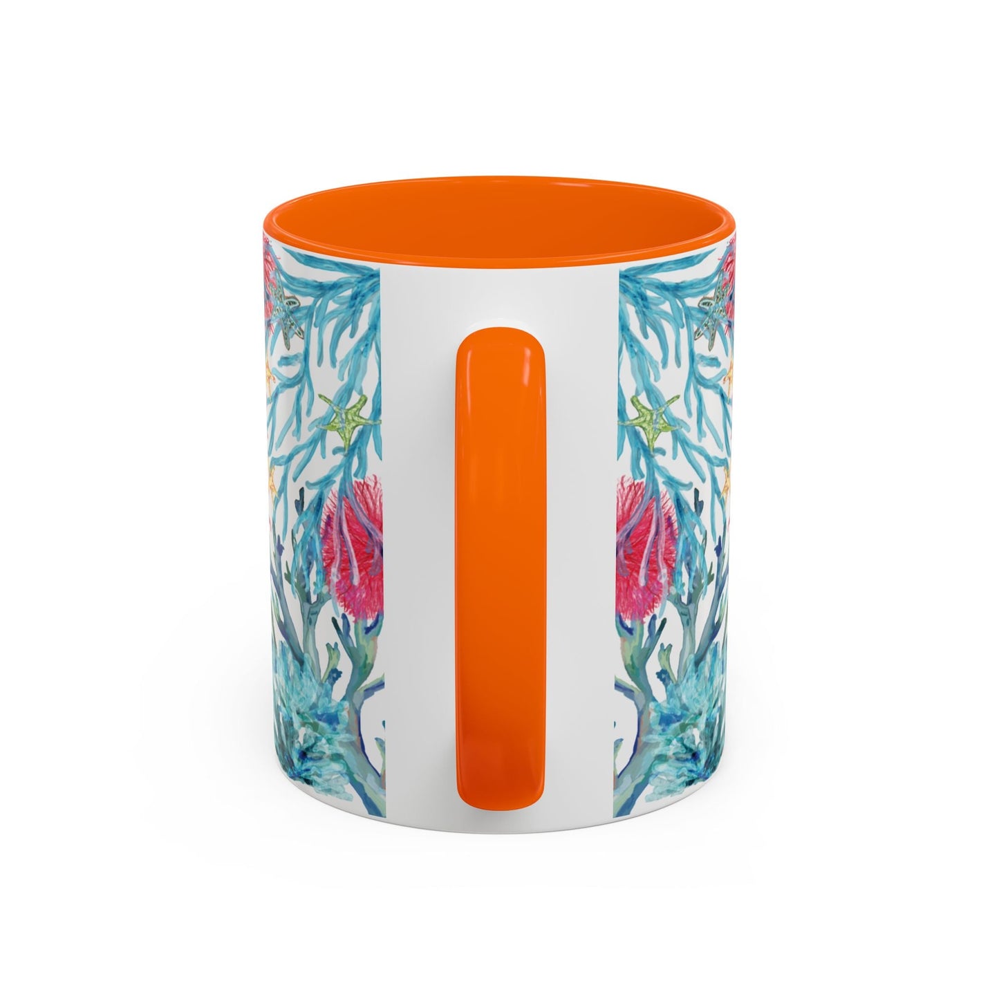 Ocean - Inspired Two Tone Ceramic Mug - 11 oz & 15 oz - Blue Cava