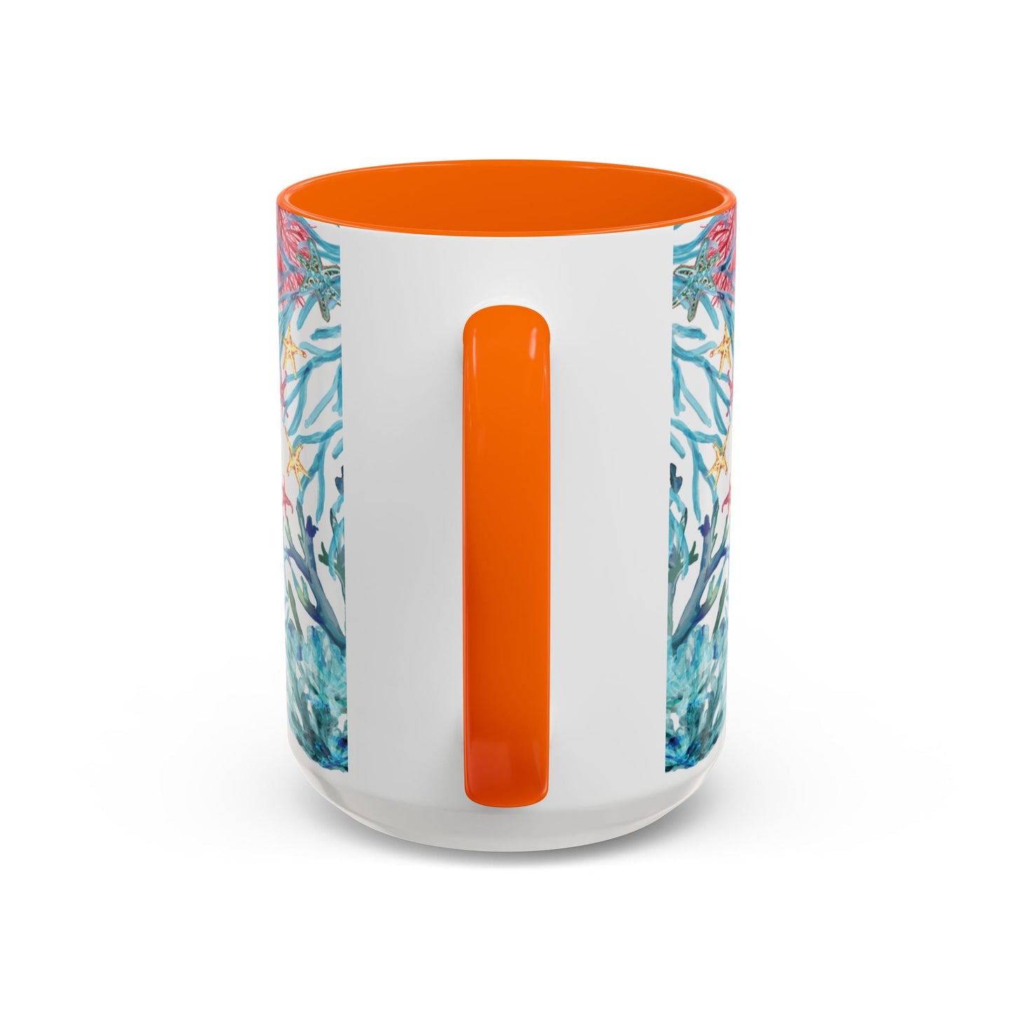 Ocean - Inspired Two Tone Ceramic Mug - 11 oz & 15 oz - Blue Cava