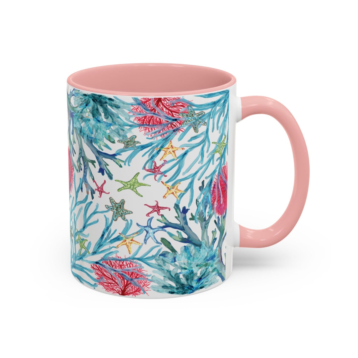Ocean - Inspired Two Tone Ceramic Mug - 11 oz & 15 oz - Blue Cava