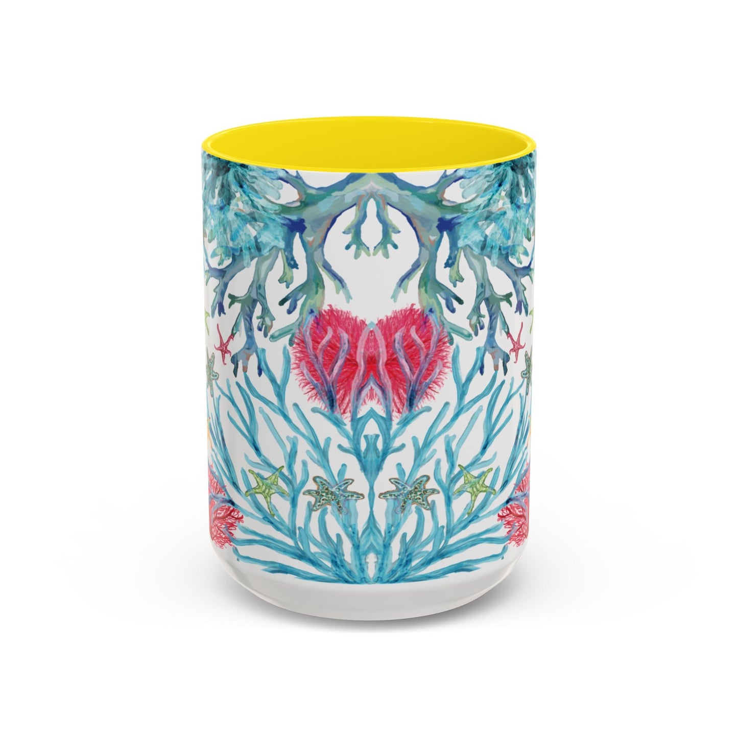 Ocean - Inspired Two Tone Ceramic Mug - 11 oz & 15 oz - Blue Cava